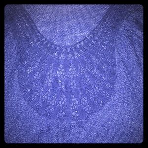 Crochet back sweater from Windsor